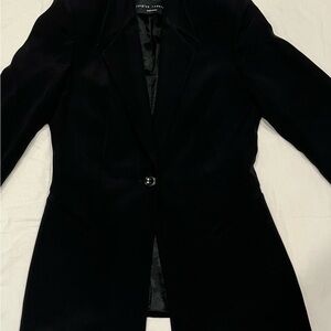 Italian made Douglas Anderson Bk Blazer, Italy Size 44 See Measur. Virgin Wool